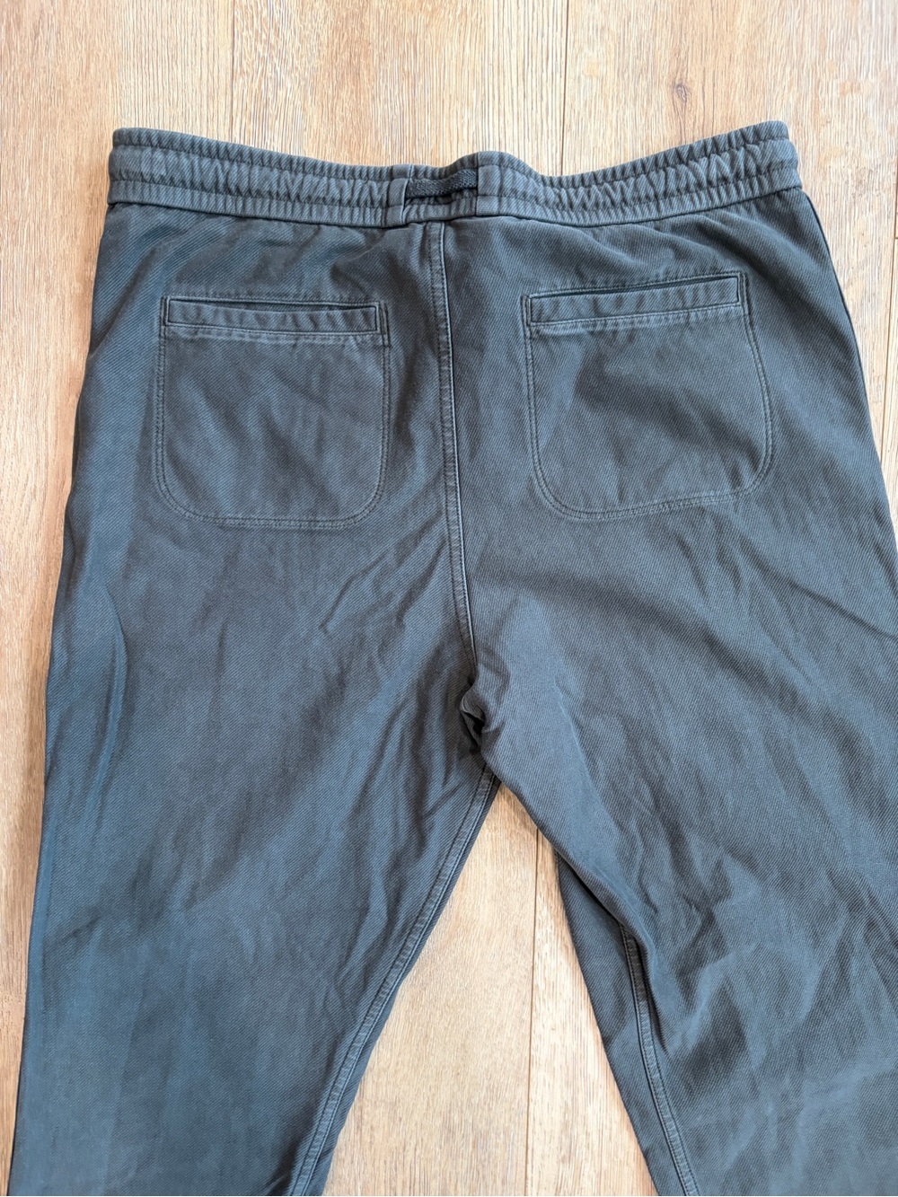 Athleta Farallon Jogger Pants Size 6 Charcoal Gray Cotton Stretch Utility - Picture 6 of 8